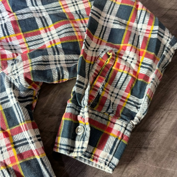 Vintage Longstreet Plaid Shirt Medium Long Sleeve 100% Cotton Button Down Shirt - Picture 7 of 8